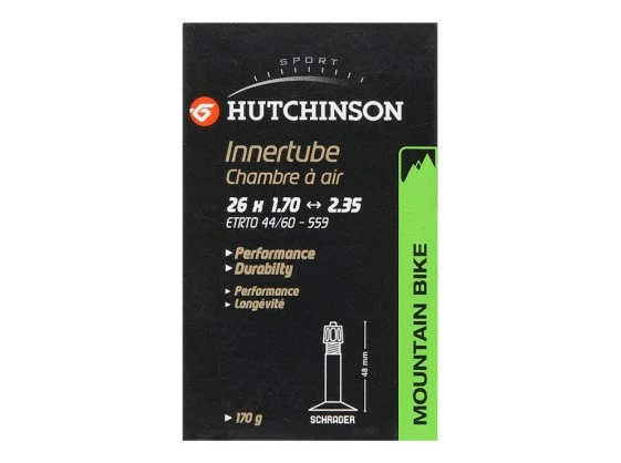 HUTCHINSON STANDARD 26x1.70/2.35` SCHRADER 48mm CHAMBRE A AIR 3 HUTCHINSON STANDARD 26x1.70/2.35` SCHRADER 48mm CHAMBRE A AIR
