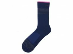 CHAUSSETTES HAUTES SHIMANO LAINE BLEU NAVY