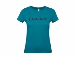 T-SHIRT MOUSTACHE BIKES FEMME